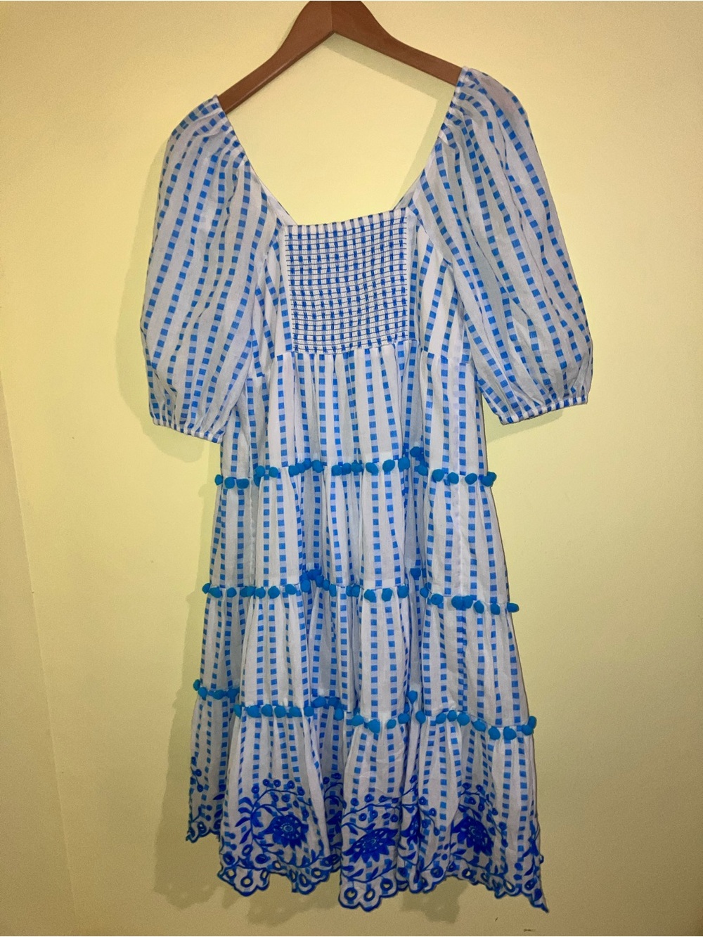 Lilly Pulitzer NEW Sidney Midi Dress Gingham Embroidered Size 4 Country Preppy - Picture 5 of 11